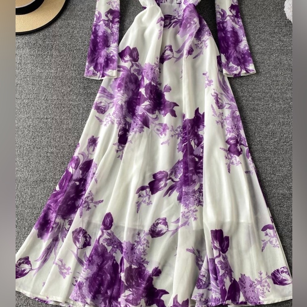 Vintage Shirt Collar Dress Women